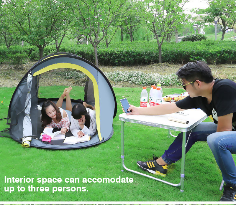 Cheap Goat Tents Camping Pop up Tent Waterproof  Fits 2 3 Persons Carry Bag Included Tents 